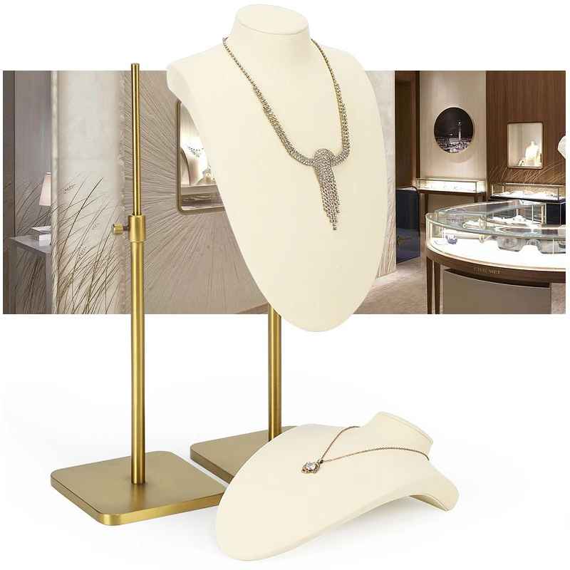 presentoir collier vitrine sur pied