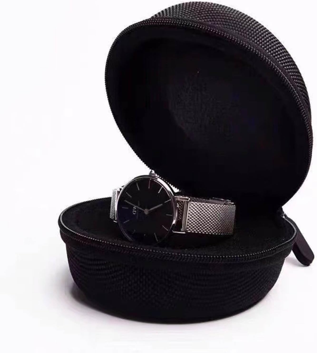 Étui Montre Nylon Noir Antichoc