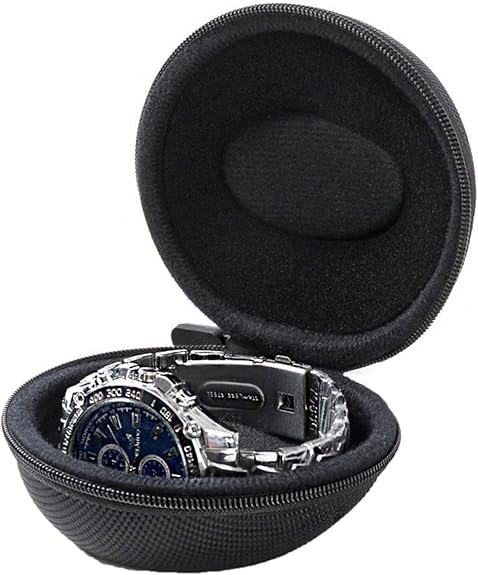 Étui Montre Nylon Noir Antichoc