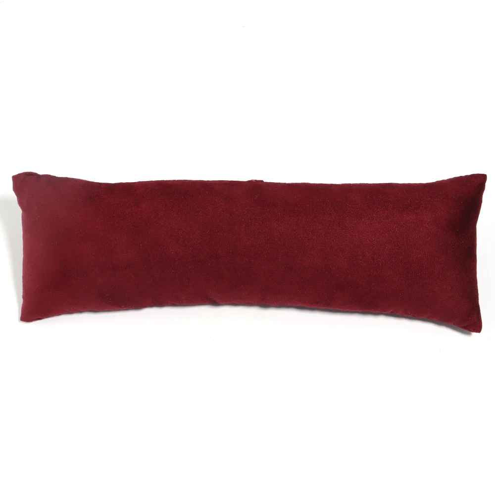 Présentoir Bracelet Coussin Velours Rouge Bordeaux rectangulaire