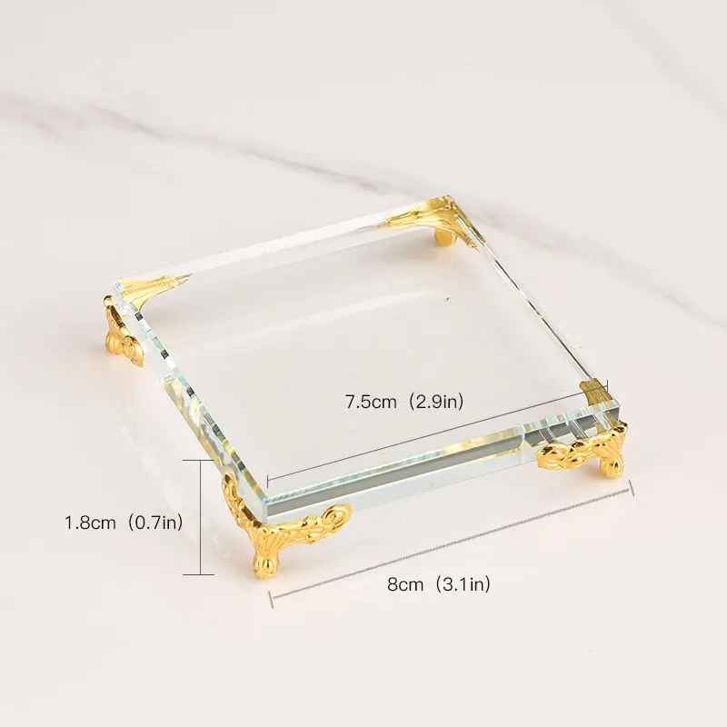 Présentoir collier verre