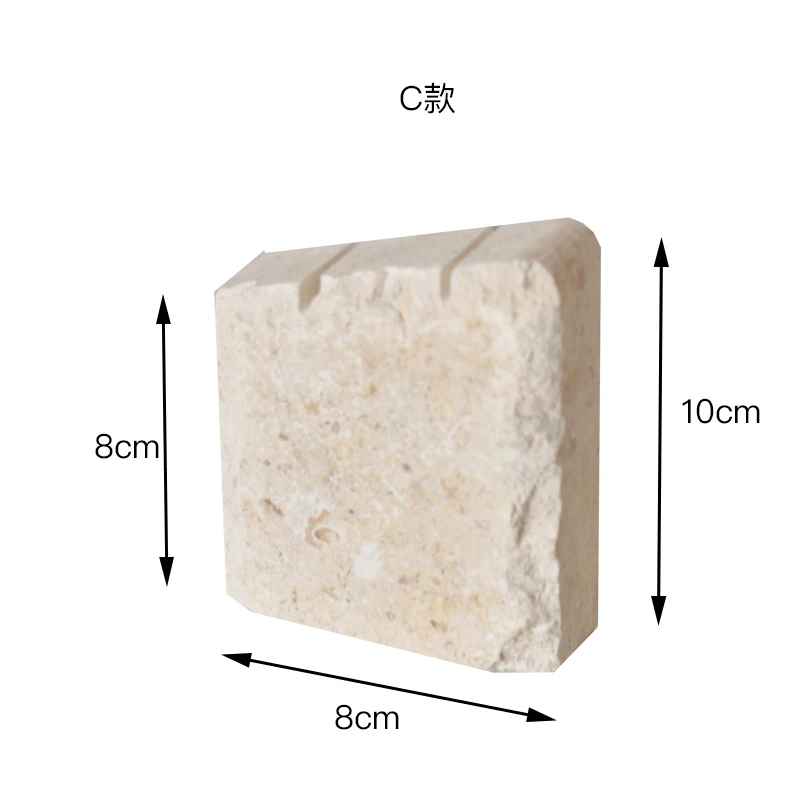 Présentoir collier marbre