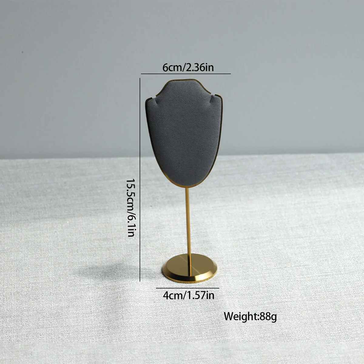 Mini présentoir collier de luxe