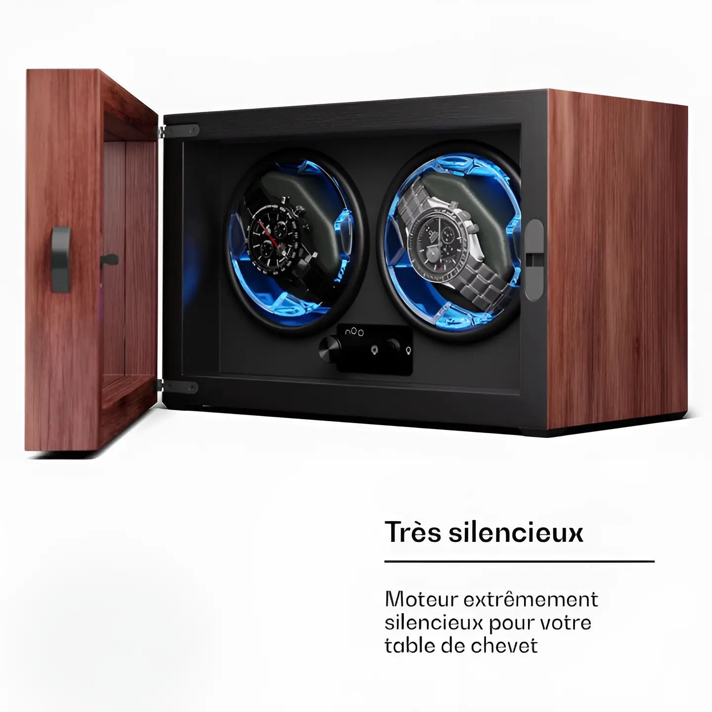 Coffre Fort Montre Bois Noctura Luxe Silencieux