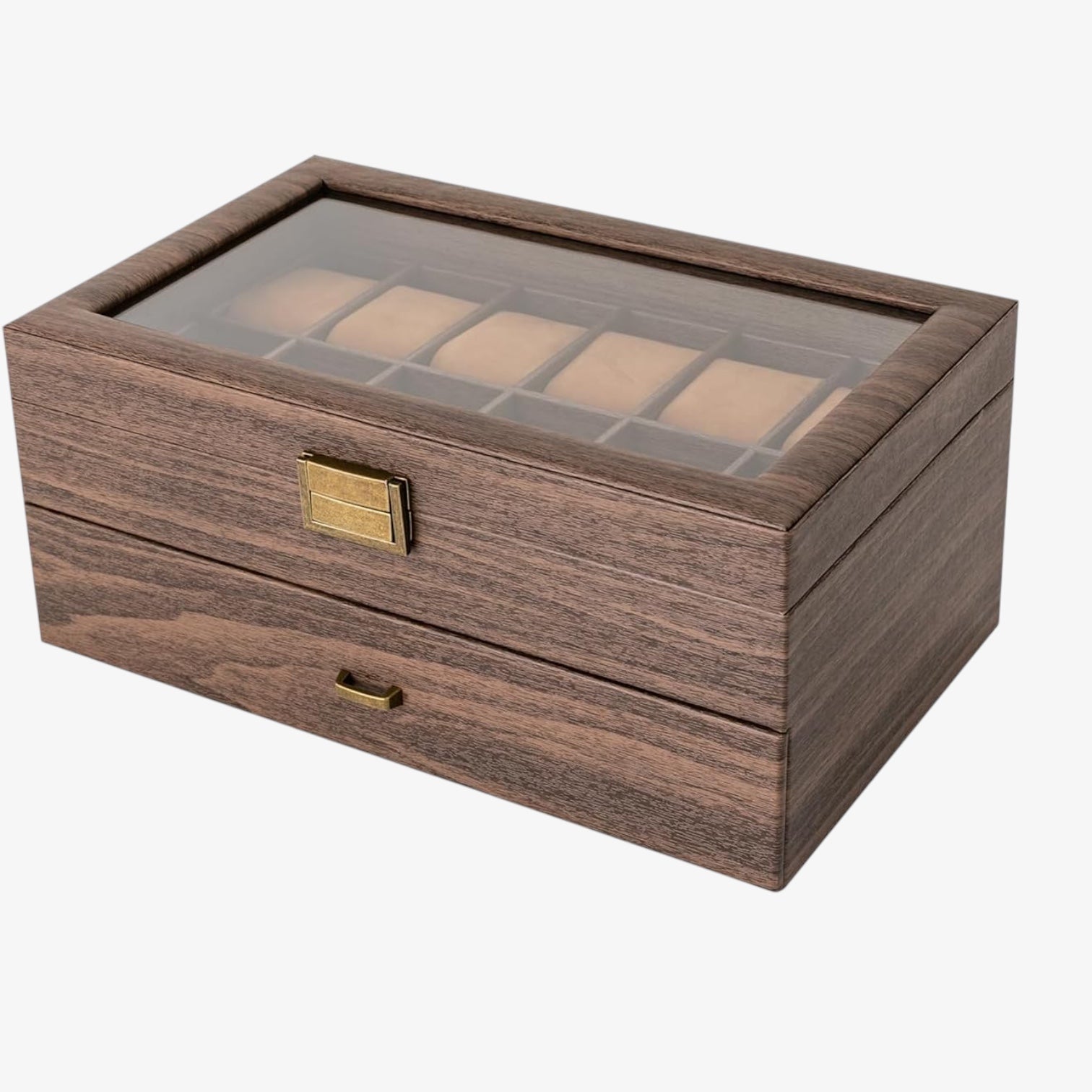Coffret Montres Bois Massif 24 Places