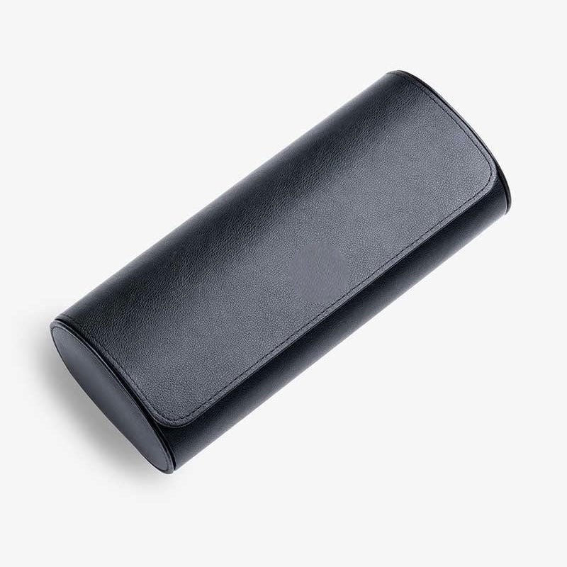Étui Montres Cuir Véritable 3 Places Voyage