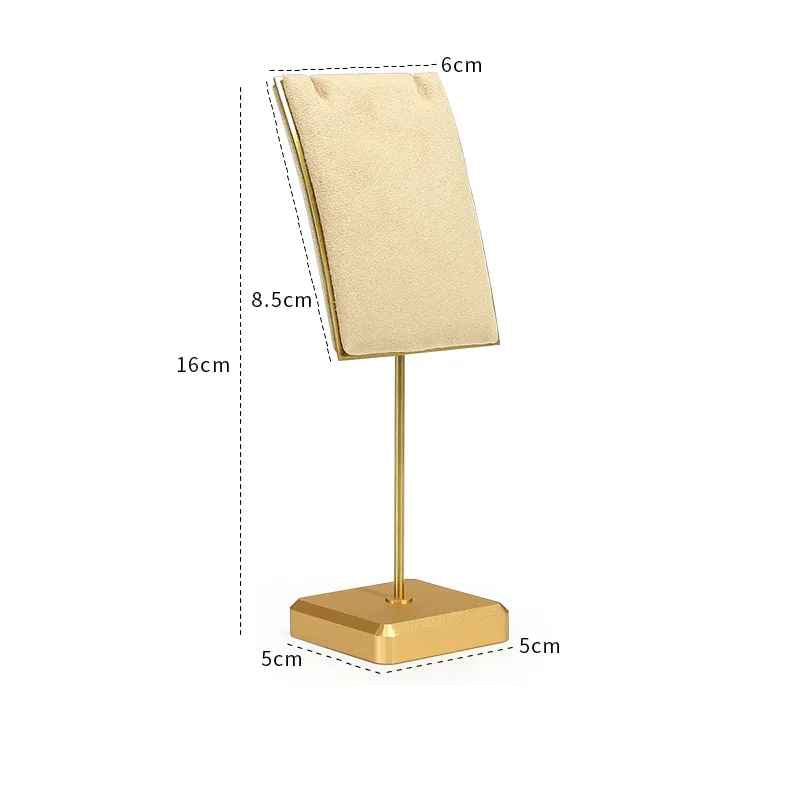 Presentoir de comptoir collier femme  metal velours