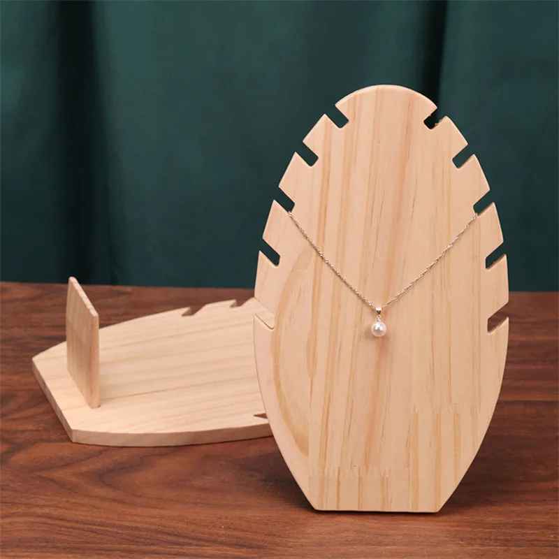 Presentoir collier fantaisie bois