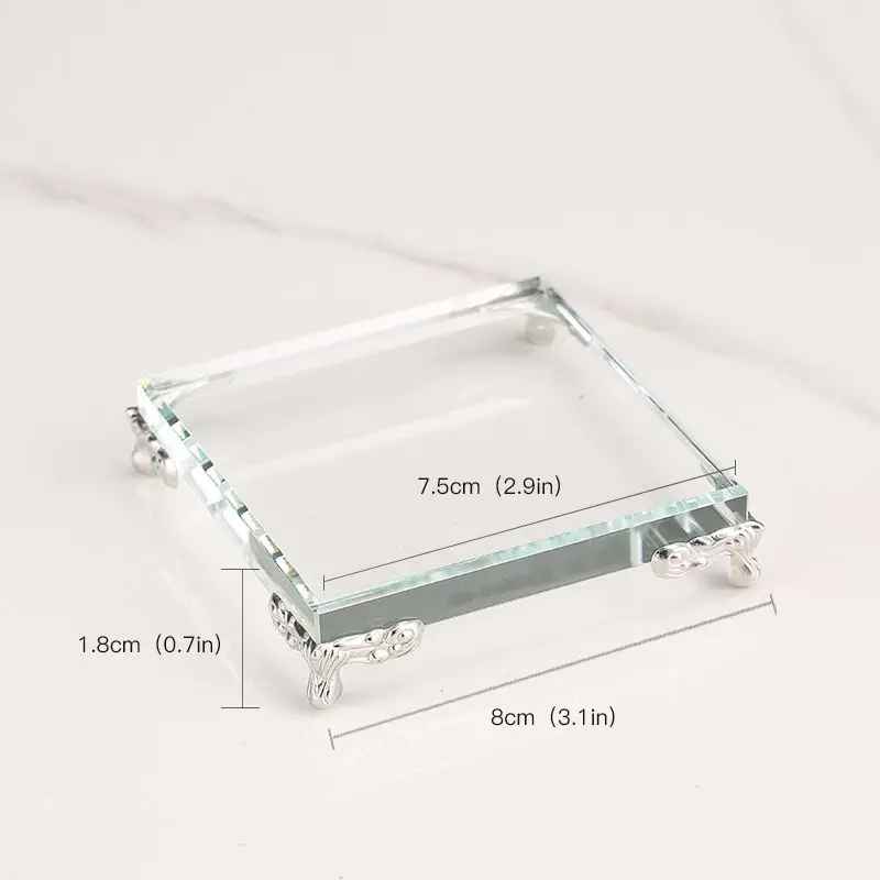 Présentoir collier verre