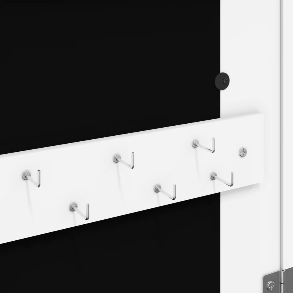 Armoire Bijoux Bois Murale Miroir LED
