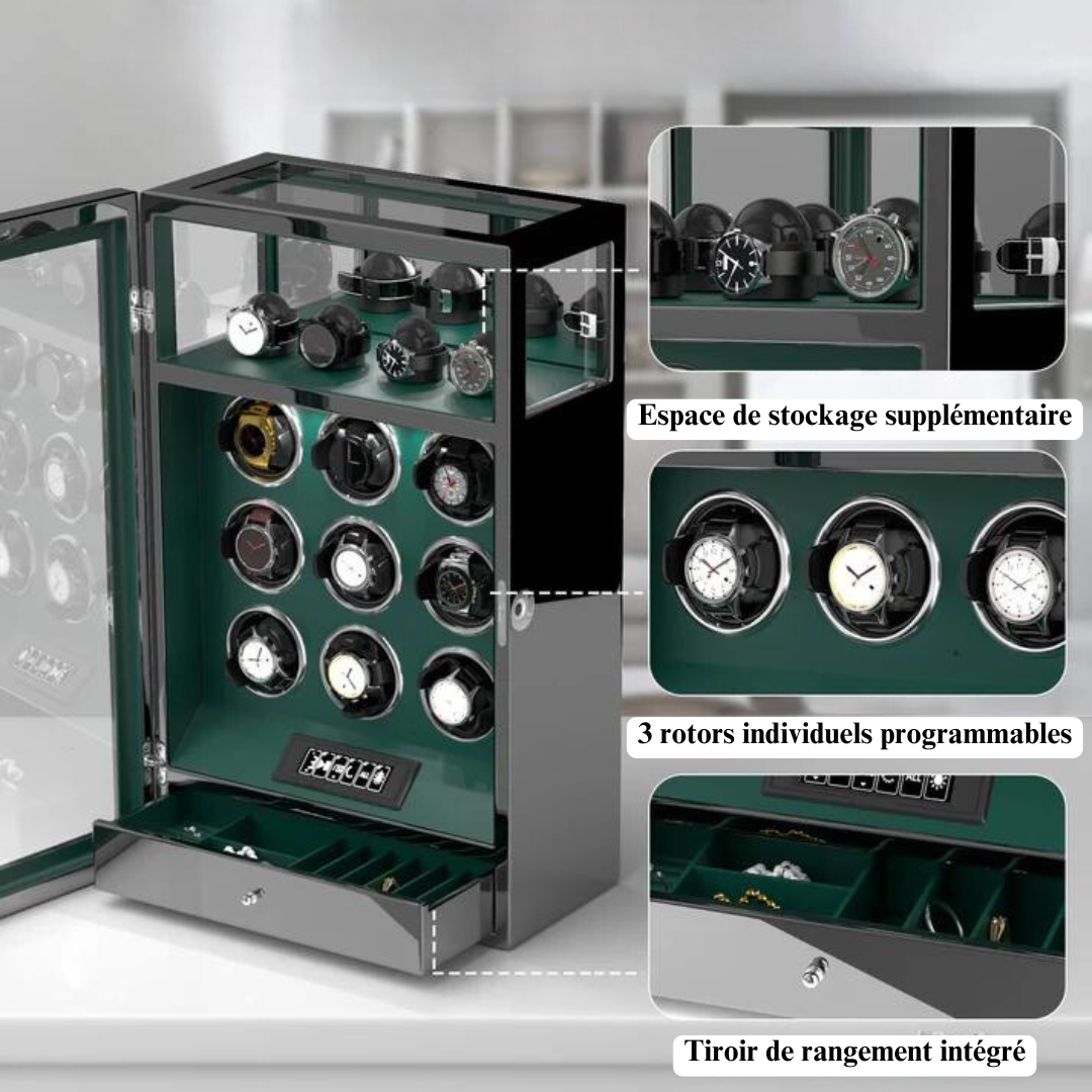 Remontoir Bois Vert 9 Montres Souverain