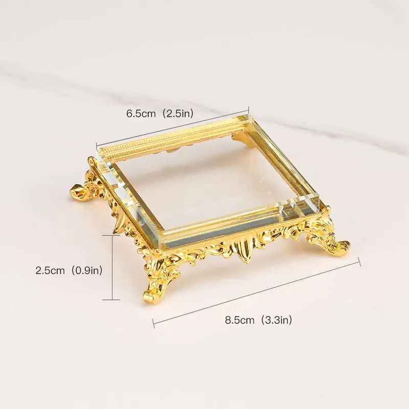 Présentoir collier verre