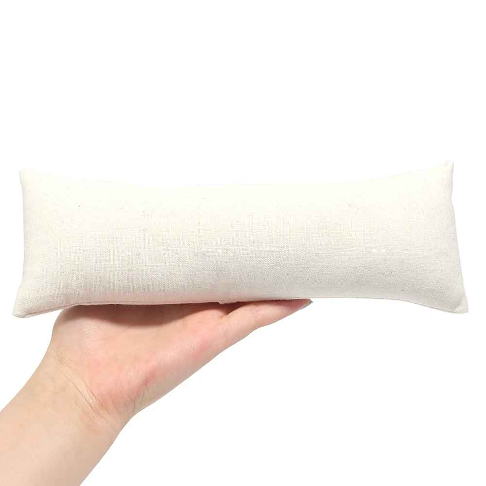 Présentoir Bracelet Coussin Toile Beige Naturelle (8.5 × 24 cm)