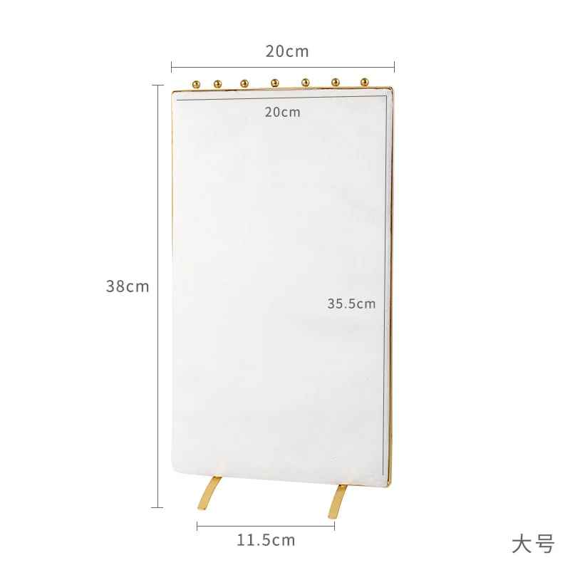 Présentoir à Bijoux Design en Velours Métal Doré – Format Vertical