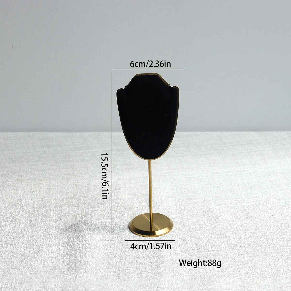 Mini présentoir collier de luxe