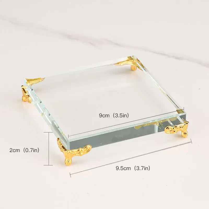 Présentoir collier verre