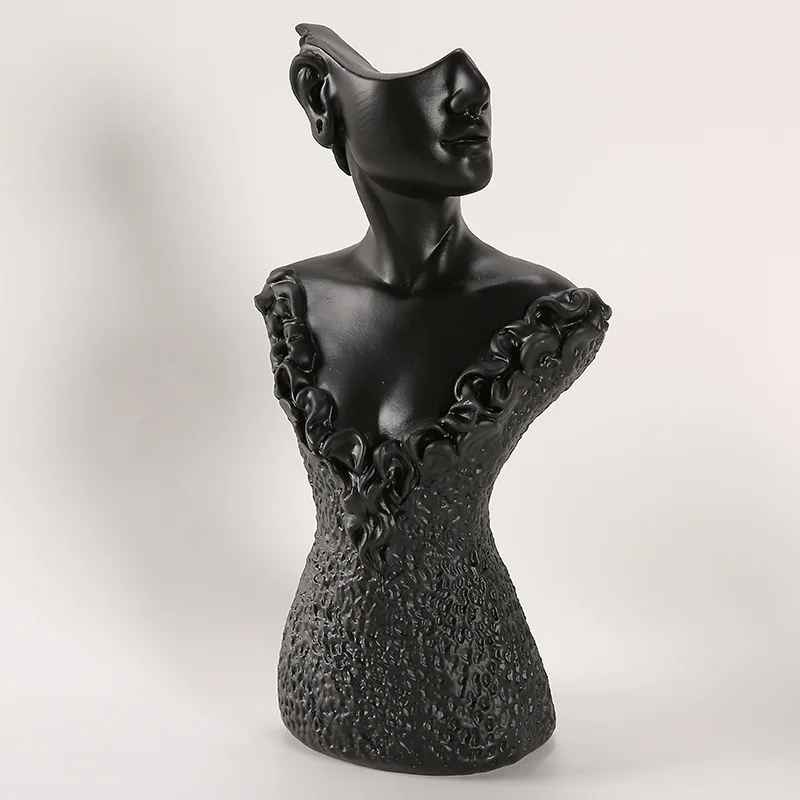 Présentoir collier buste femme réaliste