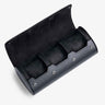 Étui Montres Cuir Véritable 3 Places Voyage