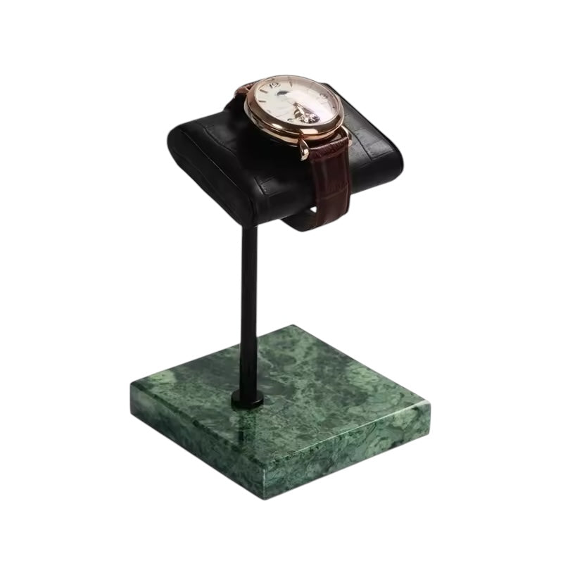 Présentoir Montre Pierre Marbre Vert 1 2 Places
