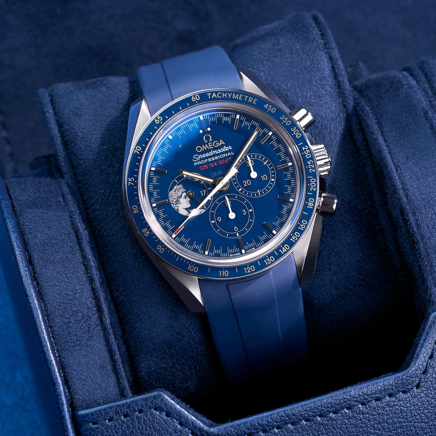 Étui Montres Cuir Véritable 3 Places Voyage