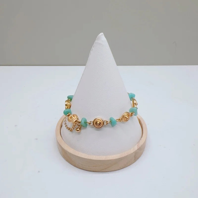 Présentoir Bois Cône Bracelet Bague Collier