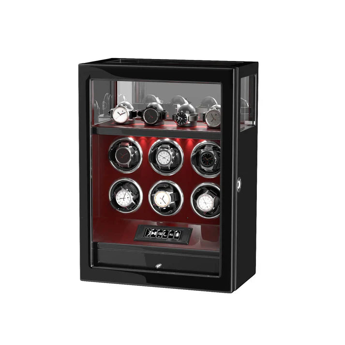 Remontoir Bois Noir 6 Montres Prestige