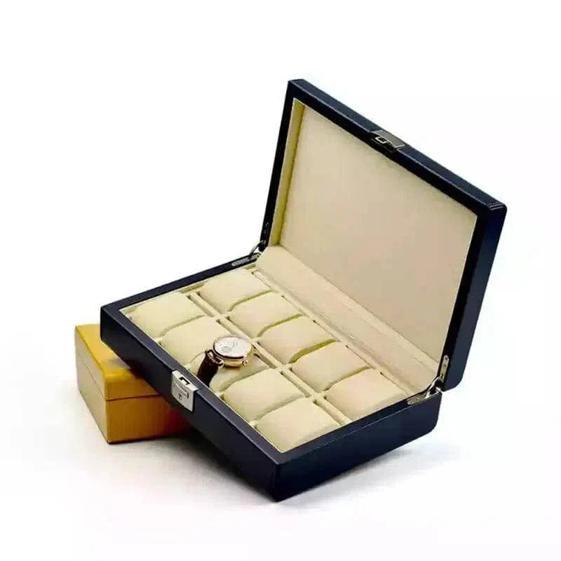 Boîte Montres Cuir Velours Monarque 10 Places