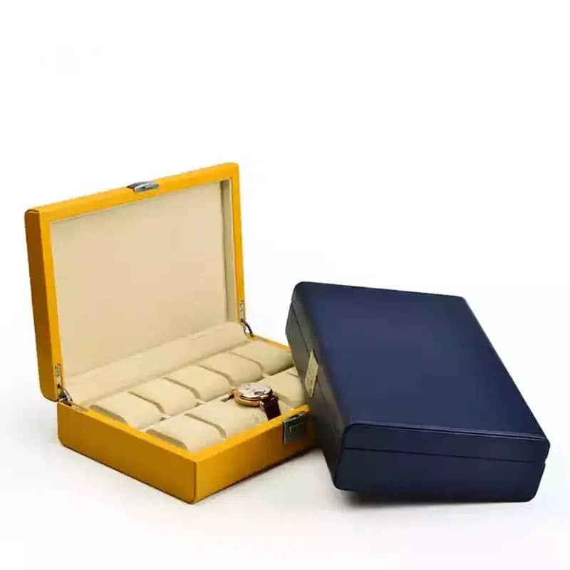 Boîte Montres Cuir Velours Monarque 10 Places
