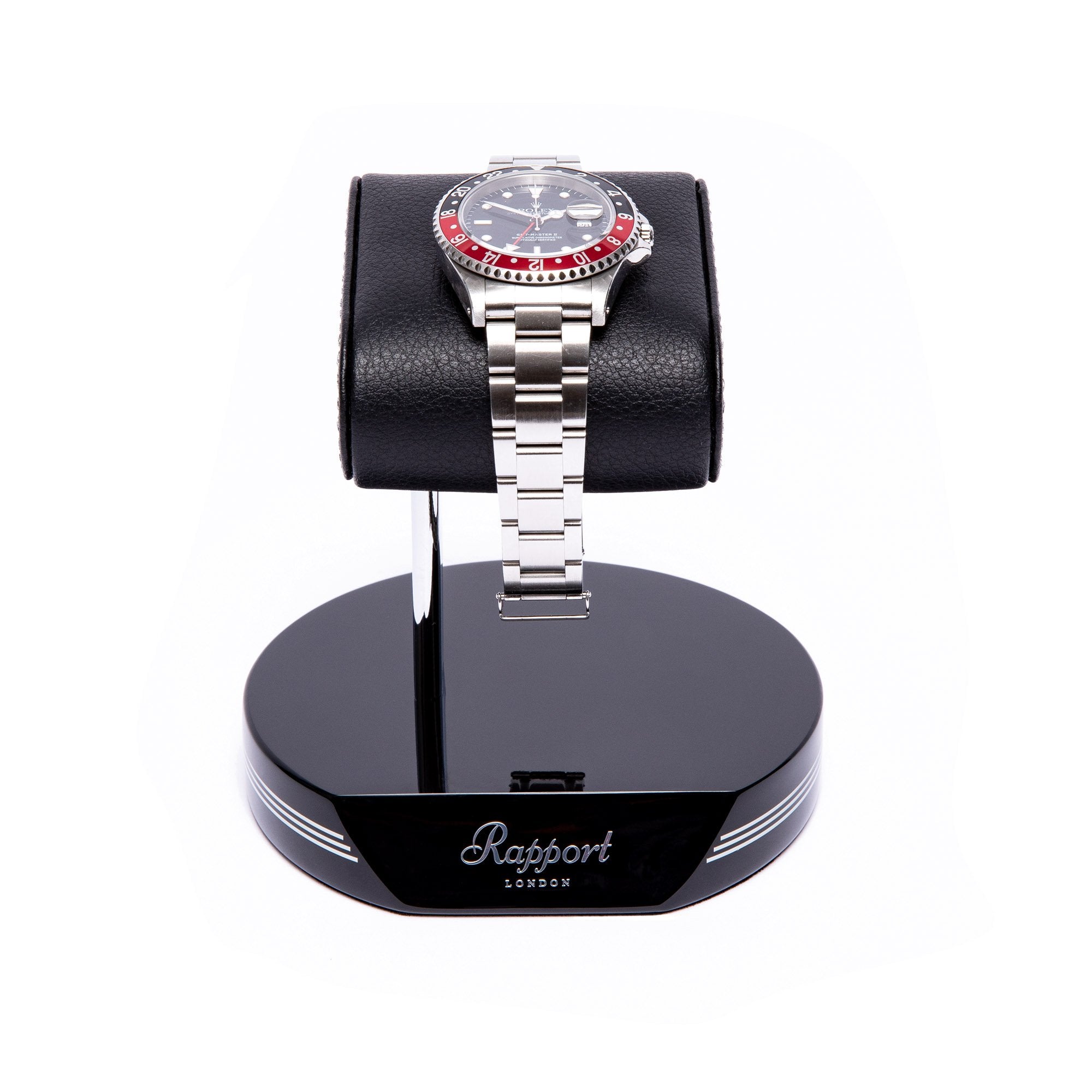 https://cdn.shopify.com/s/files/1/0793/1897/4808/files/Black_Silver_Without_Tray_WatchStand_FrontWatch_6cc1a1fa-03f4-436f-be64-05f835d67cef.jpg?v=1721918923