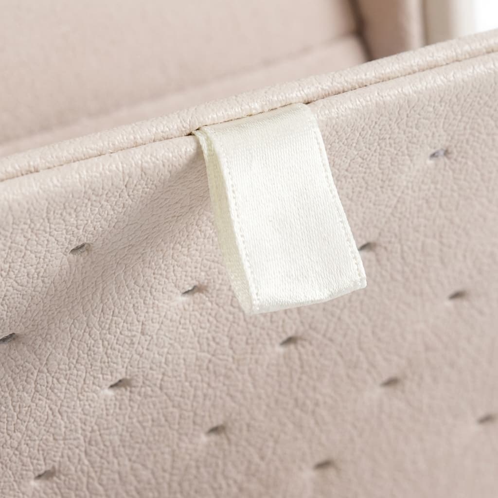 Boîte Bijoux Cuir Simili Double Étage Compact