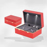 Boîte Bijoux LED Cuir Luxe Voyage