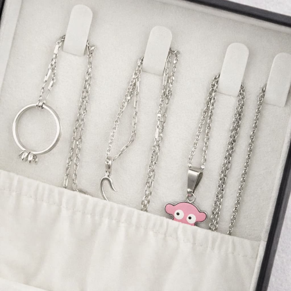 Boîte à Bijoux Simili Cuir Velours Multifonction