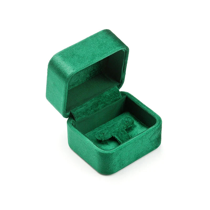 Boîte à Bijoux Velours Boucle d'Oreille Femme