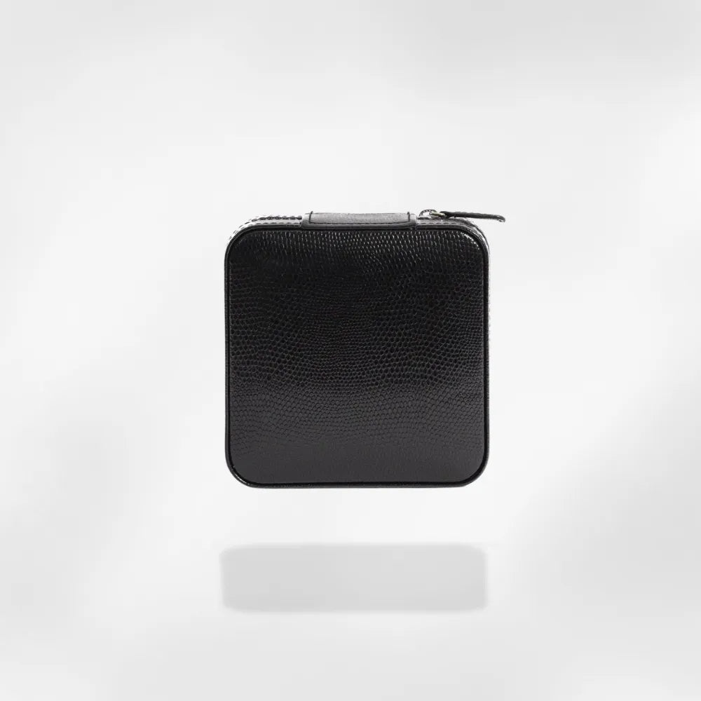 Boîte à Bijoux Cuir Miroir Voyage Anti-Nœuds