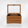 Boîte Bijoux Bois Coffret Organisateur Vitrine