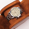 Boîte Montre Simili Cuir Marron Noir