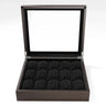 Boîte Montres Bois Bambou Ébène 15 Places