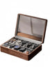 Boîte Montres Bois Massif Rétro Vitrée