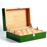 Boîte Montres Cuir Vert Beige 10 Places