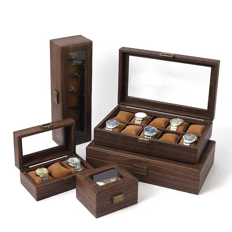Boîte à Montres Bois Vitrine Collection
