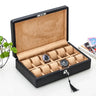 Boîte Montre Carbone Velours Intérieur Luxe