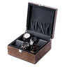 Coffre Fort Montre Bois Chêne 6 Places Velours