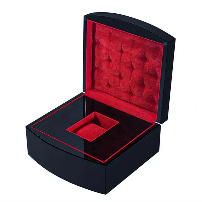 Boîte à Montre Bois Master Royale Rouge Noir