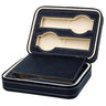 Mallette Montre Cuir Noir 4 Places Velours