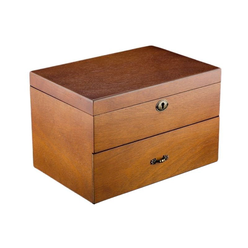 Boîte Montre Bois Frêne 20 Places Tiroir