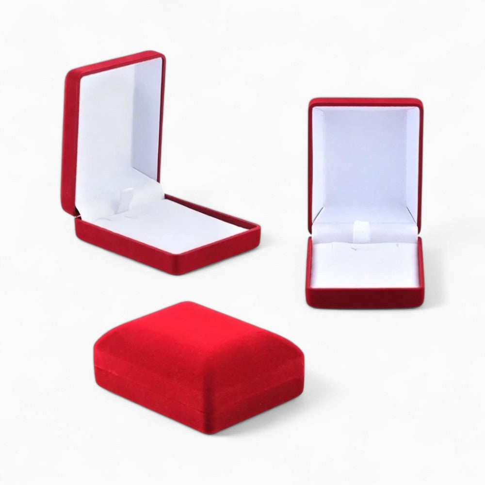 Boîte Collier Velours Individuelle Cadeau