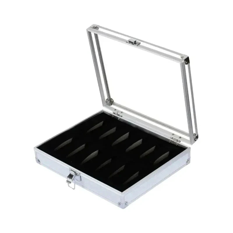 Boîte Montre Métal Aluminium 12 Emplacements