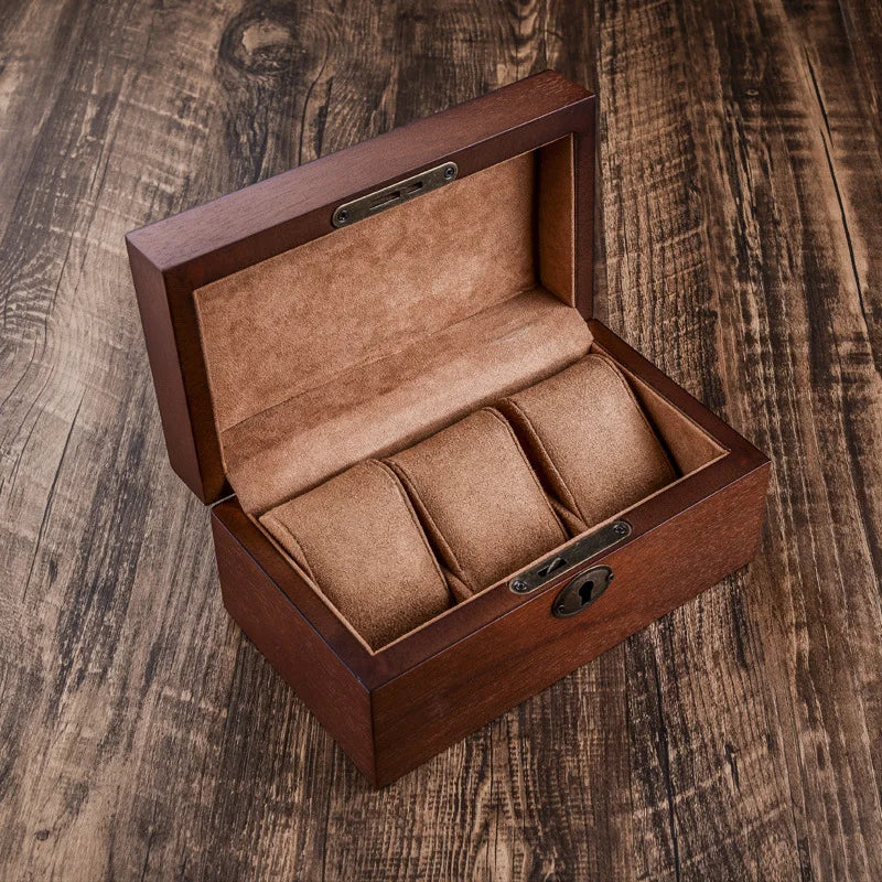Boîte Montre Bois Sécurisée 3 à 20 Emplacements