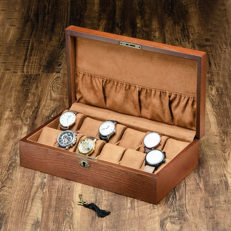 Boîte Montre Bois Sécurisée 3 à 20 Emplacements