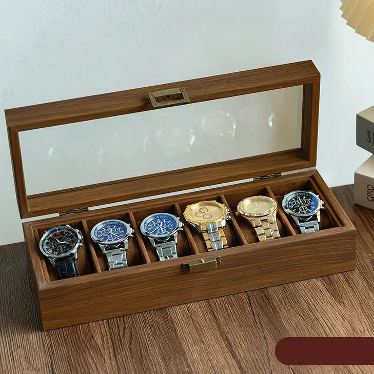 Boîte Montre Bois Premium 3 à 12 Slots